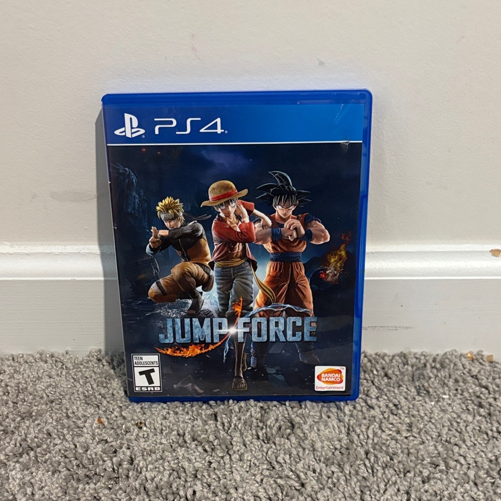 Jump Force PS4 Game - Blue Case